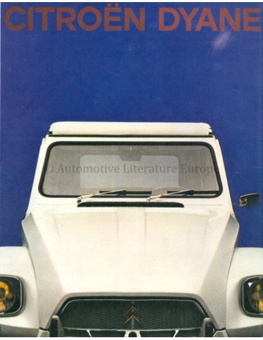 1970 CITROEN DYANE BROCHURE DUTCH