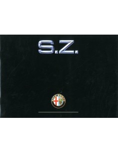 1990 ALFA ROMEO SZ PROSPEKT ITALIENISCH