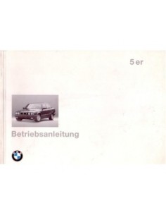 1994 BMW 5 SERIE INSTRUCTIEBOEKJE DUITS