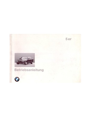 1994 BMW 5 SERIE INSTRUCTIEBOEKJE DUITS
