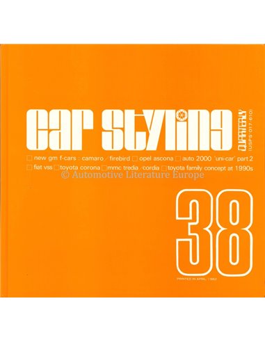 CAR STYLING 38 - BOEK
