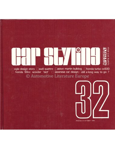 1980 CAR STYLING 31 - QUATERLY - BOEK