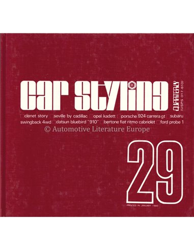 1980 CAR STYLING 29 - QUATERLY- BUCH