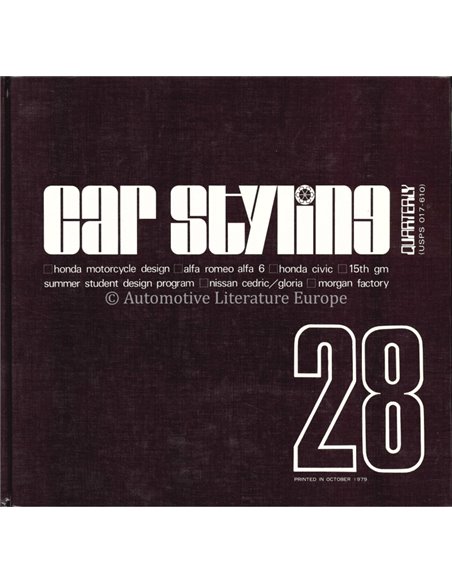 1980 CAR STYLING 29 - QUATERLY- BUCH