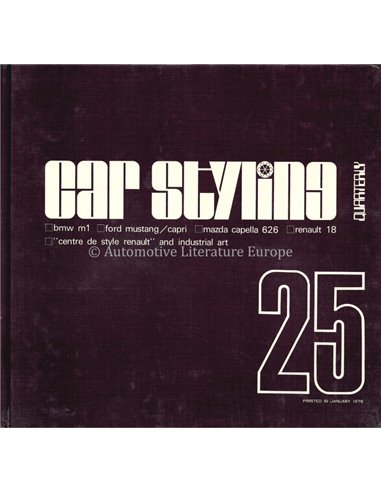 1979 CAR STYLING 25 - QUATERLY- BUCH