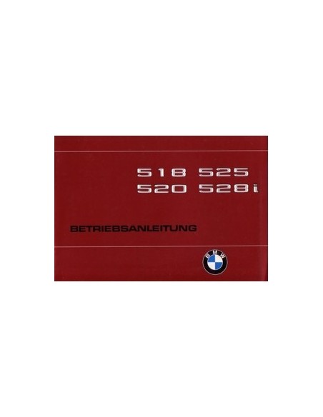 1980 BMW 5 SERIE INSTRUCTIEBOEKJE DUITS