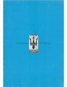 1978 MASERATI PORTFOLIO BROCHURE