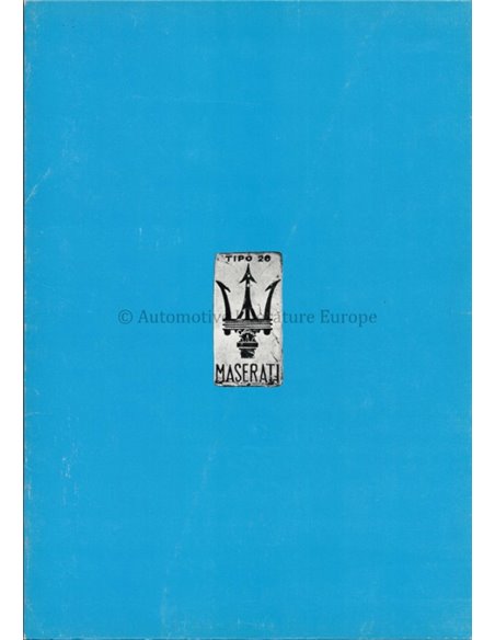 1978 MASERATI PORTFOLIO PROSPEKT