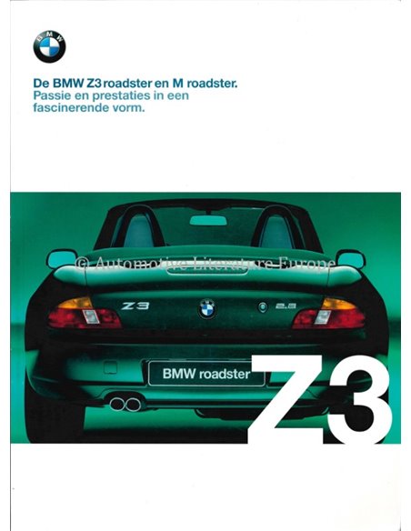 2000 BMW Z3 ROADSTER EN M ROADSTER  BROCHURE NIEDRLÄNDISCH