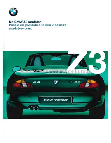 2000 BMW Z3 ROADSTER  BROCHURE NIEDRLÄNDISCH