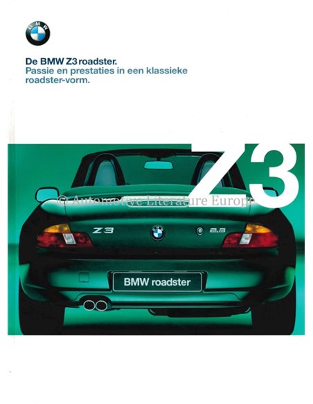 1999 BMW Z3 ROADSTER BROCHURE  DUTCH