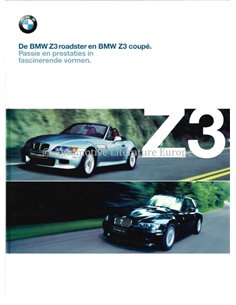 2000 BMW Z3 ROADSTER EN BMW Z3 COUPÉ  BROCHURE DUTCH