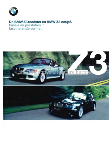2000 BMW Z3 ROADSTER EN BMW Z3 COUPÉ  BROCHURE DUTCH