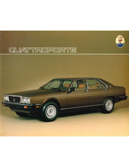1983 MASERATI QUATTROPORTE BROCHURE GERMAN