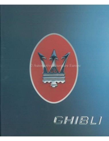1993 MASERATI GHIBLI BROCHURE ITALIAANS