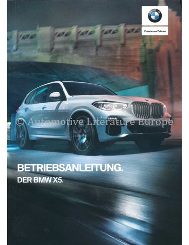 2018 BMW X5 INSTRUCTIEBOEKJE DUITS