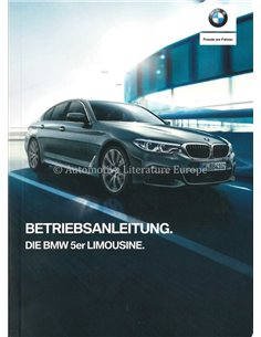 2019 BMW 5ER LIMOUSINE BETRIEBSANLEITUNG DEUTSCH