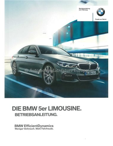 2017 BMW 5ER LIMOUSINE BETRIEBSANLEITUNG DEUTSCH