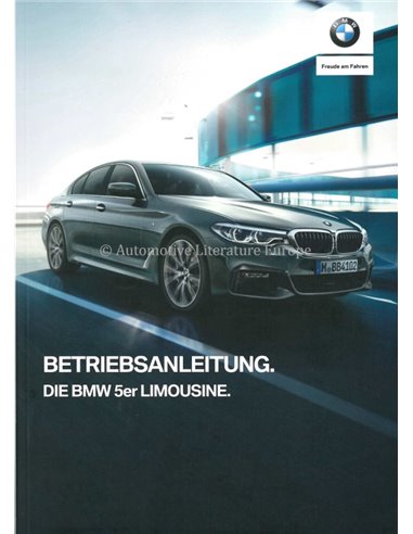 2018 BMW 5 SERIE LIMOUSINE INSTRUCTIEBOEKJE DUITS