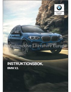 2018 BMW X3 OWNERS MANUAL HANDBOOK SWEDISH