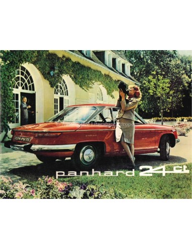 1965 PANHARD 24 CT BROCHURE NEDERLANDS