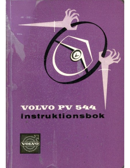 1960 VOLVO PV 544 INSTRUCTIEBOEKJE ZWEEDS
