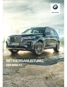 2019 BMW X7 INSTRUCTIEBOEKJE DUITS