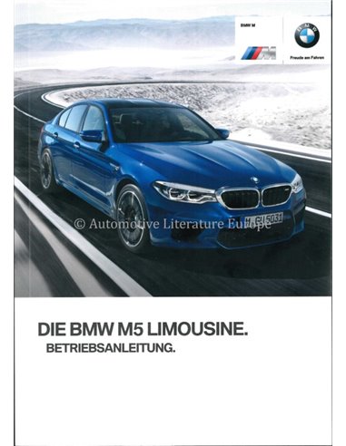 2017 BMW 5 SERIE LIMOUSINE INSTRUCTIEBOEKJE DUITS