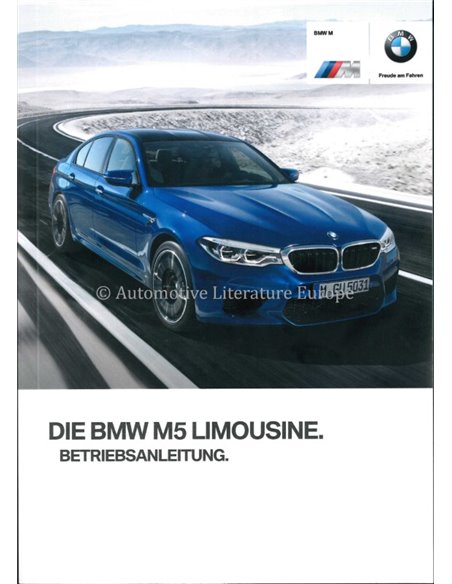 2017 BMW 5 SERIE LIMOUSINE INSTRUCTIEBOEKJE DUITS