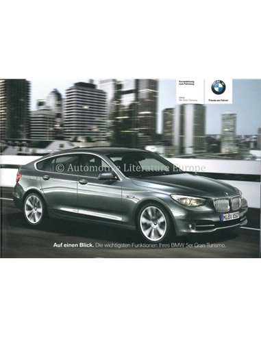 2012 BMW 5ER KURZANLEITUNG DEUTSCH