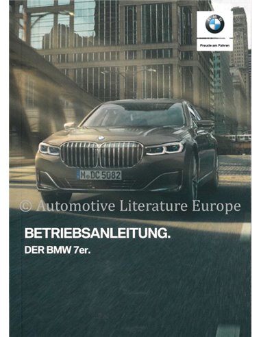 2019 BMW 7 SERIES OWNERS MANUAL GERMAN