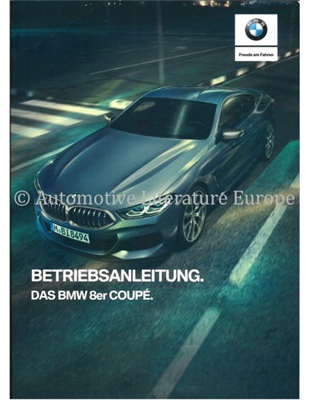 2018 BMW 8 SERIES COUPE HARDCOVER PROSPEKT DEUTSCH
