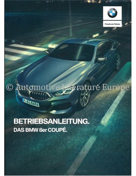 2018 BMW 8 SERIES COUPE HARDBACK BROCHURE GERMAN