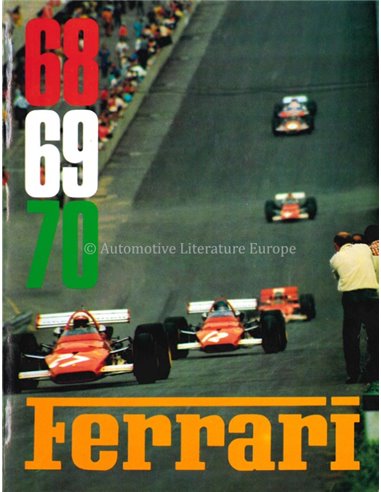 1968-9-70 FERRARI YEARBOOK ITALIAN