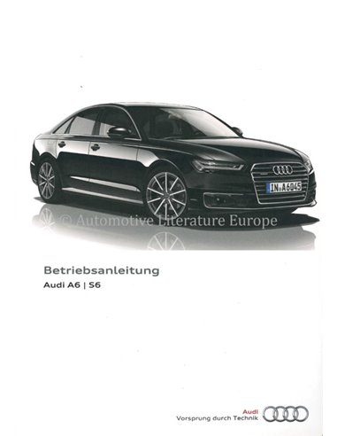 2018 AUDI A6 &  S6 INSTRUCTIEBOEKJE DUITS