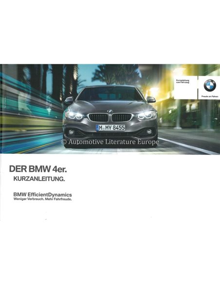 2014 BMW 4 SERIES QUICK REFERENCE GUIDE GERMAN