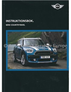 2017 MINI COUNTRYMAN INSTRUCTIEBOEKJE ZWEEDS