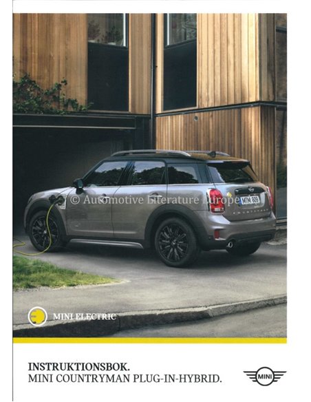 2018 MINI COUNTRYMAN PLUG-IN-HYBRID BETRIEBSANLEITUNG SCHWEDISCH