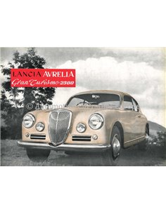1955 LANCIA AURELIA GRAN TURISMO 2500 BROCHURE FRANS