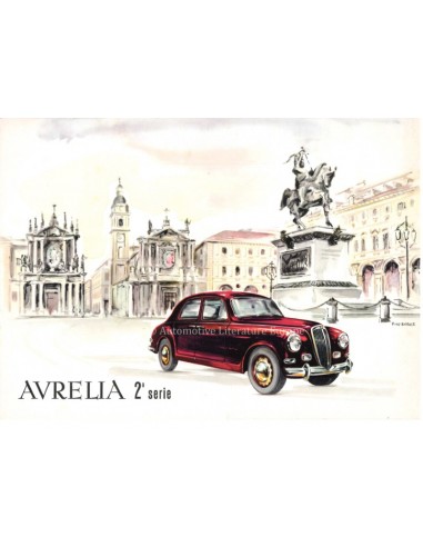 1955 LANCIA AURELIA BERLINA BROCHURE