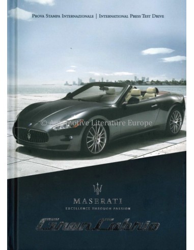 2010 MASERATI GRANCABRIO PRESSEMAPPE...