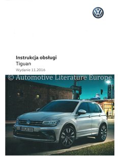 2017 VOLKSWAGEN TIGUAN INSTRUCTIEBOEKJE POOLS