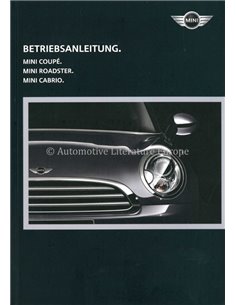 2014 MINI OWNER'S MANUAL GERMAN