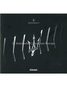 2019 MASERATI GHIBLI BROCHURE DUTCH