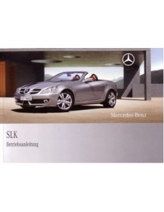 2008 MERCEDES BENZ SLK KLASSE INSTRUCTIEBOEKJE DUITS