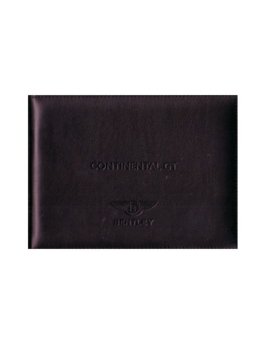 2005 BENTLEY CONTINENTAL GT OWNERS MANUAL ENGLISH