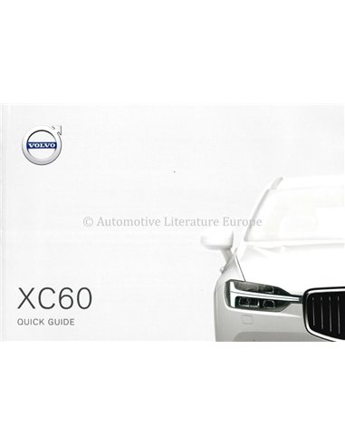 2018 VOLVO XC60 QUICK GUIDE GERMAN
