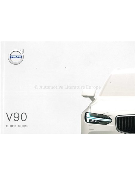 2019 VOLVO V90 KURZANLEITUNG DEUTSCH