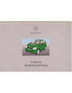 2000 MERCEDES BENZ A KLASSE BETRIEBSANLEITUNG DEUTSCH
