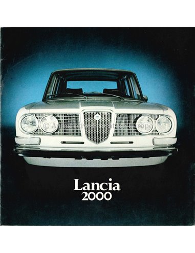 1971 LANCIA 2000 PROSPEKT